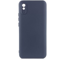 Чохол Silicone Cover Lakshmi Full Camera (AAA) для Xiaomi Redmi 9A Темно-синій / Midnight blue