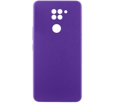 Чохол Silicone Cover Lakshmi Full Camera (AAA) для Xiaomi Redmi Note 9 / Redmi 10X Фіолетовий / Amethyst