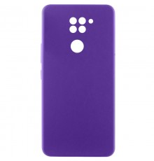 Чохол Silicone Cover Lakshmi Full Camera (AAA) для Xiaomi Redmi Note 9 / Redmi 10X Фіолетовий / Amethyst