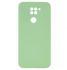 Чохол Silicone Cover Lakshmi Full Camera (AAA) для Xiaomi Redmi Note 9 / Redmi 10X М'ятний / Mint