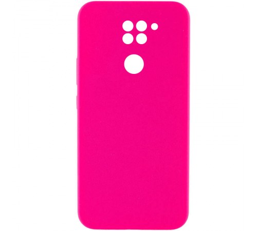 Чохол Silicone Cover Lakshmi Full Camera (AAA) для Xiaomi Redmi Note 9 / Redmi 10X Рожевий / Barbie pink Чохол Silicone Cover Lakshmi Full Camera (AAA) для Xiaomi Redmi Note 9 / Redmi 10X Рожевий / Barbie pink