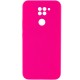 Чохол Silicone Cover Lakshmi Full Camera (AAA) для Xiaomi Redmi Note 9 / Redmi 10X Рожевий / Barbie pink
