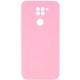 Чохол Silicone Cover Lakshmi Full Camera (AAA) для Xiaomi Redmi Note 9 / Redmi 10X Рожевий / Light pink