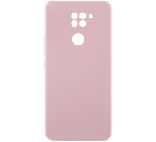 Чохол Silicone Cover Lakshmi Full Camera (AAA) для Xiaomi Redmi Note 9 / Redmi 10X Рожевий / Pink Sand