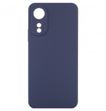 Чохол Silicone Cover Lakshmi Full Camera (AAA) для Oppo A78 4G Темно-синій / Midnight blue