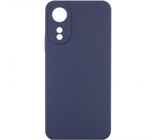 Чохол Silicone Cover Lakshmi Full Camera (AAA) для Oppo A78 4G Темно-синій / Midnight blue Чохол Silicone Cover Lakshmi Full Camera (AAA) для Oppo A78 4G Темно-синій / Midnight blue