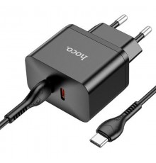 МЗП Hoco N29 PD35W (2USB-C) + кабель Type-C to Type-C Black