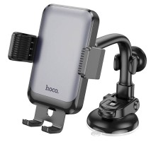 Автотримач Hoco H27 Rock push-type (center console) Black / Gray