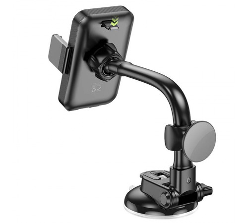 Автотримач Hoco H27 Rock push-type (center console) Black / Gray