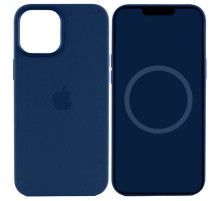 Чохол Silicone case (AAA) with Magsafe and Animation для Apple iPhone 15 Pro (6.1") Синій / Storm Blue