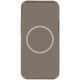 Чохол Silicone case (AAA) with Magsafe and Animation для Apple iPhone 15 Pro Max (6.7") Коричневий / Clay