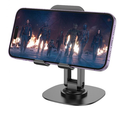 Тримач для телефону Hoco HD6 Winner dual-axis rotating Black Тримач для телефону Hoco HD6 Winner dual-axis rotating Black