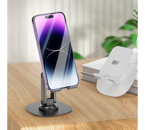 Тримач для телефону Hoco HD6 Winner dual-axis rotating Black Тримач для телефону Hoco HD6 Winner dual-axis rotating Black