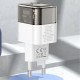 МЗП Hoco C131A Platium PD30W+QC3.0 (1USB-C) + кабель Type-C to Lightning Transparent black