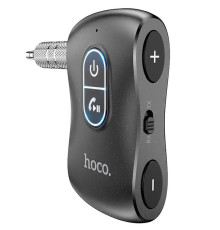 Bluetooth аудіо ресивер/трансмітер Hoco E73 Pro Journey (AUX 3.5mm) Black star