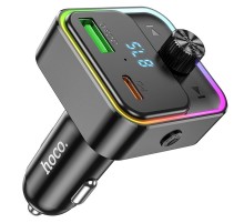 АЗП FM модулятор Hoco E81 Fantasy PD30W+QC3.0 Black