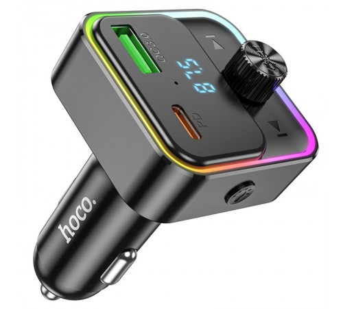 АЗП FM модулятор Hoco E81 Fantasy PD30W+QC3.0 Black АЗП FM модулятор Hoco E81 Fantasy PD30W+QC3.0 Black