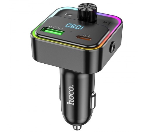 АЗП FM модулятор Hoco E81 Fantasy PD30W+QC3.0 Black АЗП FM модулятор Hoco E81 Fantasy PD30W+QC3.0 Black