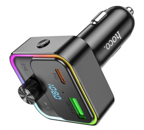 АЗП FM модулятор Hoco E81 Fantasy PD30W+QC3.0 Black АЗП FM модулятор Hoco E81 Fantasy PD30W+QC3.0 Black