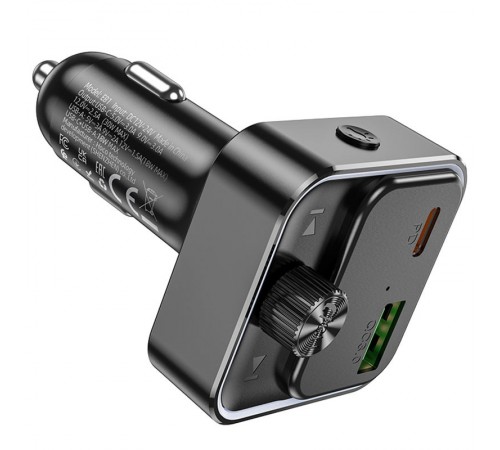 АЗП FM модулятор Hoco E81 Fantasy PD30W+QC3.0 Black АЗП FM модулятор Hoco E81 Fantasy PD30W+QC3.0 Black