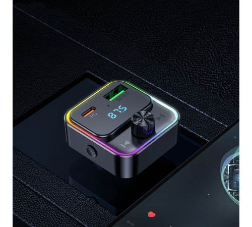 АЗП FM модулятор Hoco E81 Fantasy PD30W+QC3.0 Black АЗП FM модулятор Hoco E81 Fantasy PD30W+QC3.0 Black