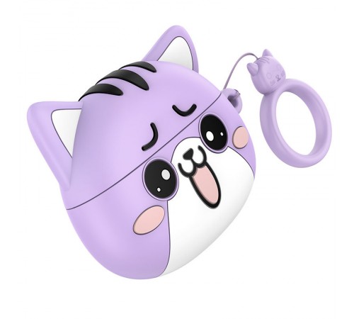 Бездротові TWS навушники Hoco EW48 Purple Cat Бездротові TWS навушники Hoco EW48 Purple Cat