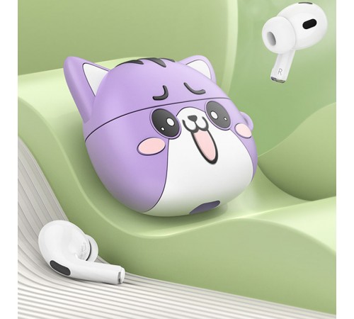 Бездротові TWS навушники Hoco EW48 Purple Cat Бездротові TWS навушники Hoco EW48 Purple Cat