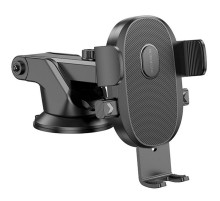 Автотримач Borofone BH93 Grand one-button (center console) Black