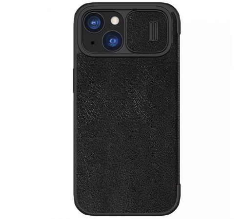 Шкіряний чохол-книжка Nillkin Qin Pro Camshield для Apple iPhone 15 (6.1") Чорний Шкіряний чохол-книжка Nillkin Qin Pro Camshield для Apple iPhone 15 (6.1") Чорний