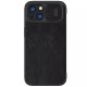 Шкіряний чохол-книжка Nillkin Qin Pro Camshield для Apple iPhone 15 (6.1") Чорний
