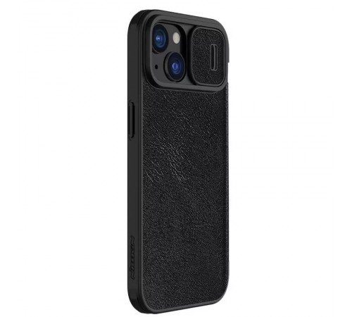 Шкіряний чохол-книжка Nillkin Qin Pro Camshield для Apple iPhone 15 (6.1") Чорний Шкіряний чохол-книжка Nillkin Qin Pro Camshield для Apple iPhone 15 (6.1") Чорний