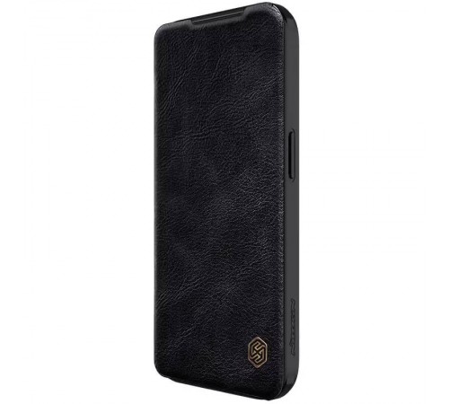 Шкіряний чохол-книжка Nillkin Qin Pro Camshield для Apple iPhone 15 Pro Max (6.7") Чорний Шкіряний чохол-книжка Nillkin Qin Pro Camshield для Apple iPhone 15 Pro Max (6.7") Чорний
