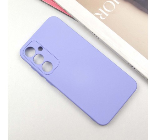 Чохол Silicone Cover Lakshmi Full Camera (A) для Samsung Galaxy S24+ Бузковий / Dasheen