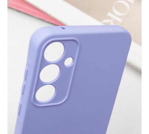 Чохол Silicone Cover Lakshmi Full Camera (A) для Samsung Galaxy S24+ Бузковий / Dasheen