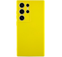 Чохол Silicone Cover Lakshmi Full Camera (A) для Samsung Galaxy S24 Ultra Жовтий / Flash