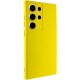 Чохол Silicone Cover Lakshmi Full Camera (A) для Samsung Galaxy S24 Ultra Жовтий / Flash