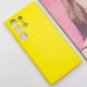 Чохол Silicone Cover Lakshmi Full Camera (A) для Samsung Galaxy S24 Ultra Жовтий / Flash