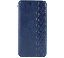 Шкіряний чохол книжка GETMAN Cubic (PU) для Samsung Galaxy S24 Синій