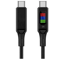 Дата кабель Acefast C7-03 USB-C to USB-C zinc alloy (1.2m) Black
