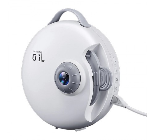 Проектор-нічник Galaxy E18 with Bluetooth and Remote Control + 4 discs 1800 mAh White