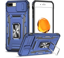 Ударостійкий чохол Camshield Army Ring для Apple iPhone 7 plus / 8 plus (5.5") Синій / Navy