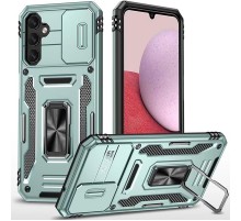 Ударостійкий чохол Camshield Army Ring для Samsung Galaxy S23 FE Зелений / Light Green