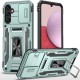 Ударостійкий чохол Camshield Army Ring для Samsung Galaxy S23 FE Зелений / Light Green