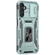 Ударостійкий чохол Camshield Army Ring для Samsung Galaxy S23 FE Зелений / Light Green