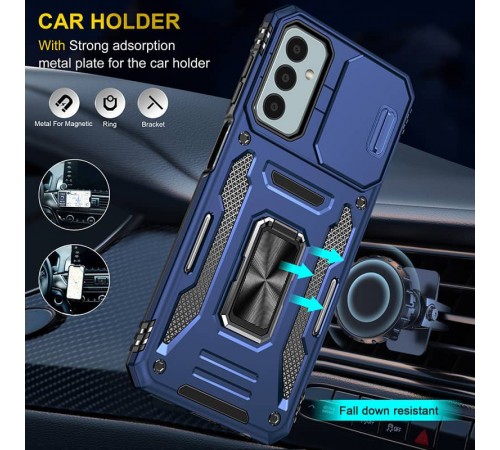 Ударостійкий чохол Camshield Army Ring для Samsung Galaxy A05s Синій / Navy Ударостійкий чохол Camshield Army Ring для Samsung Galaxy A05s Синій / Navy