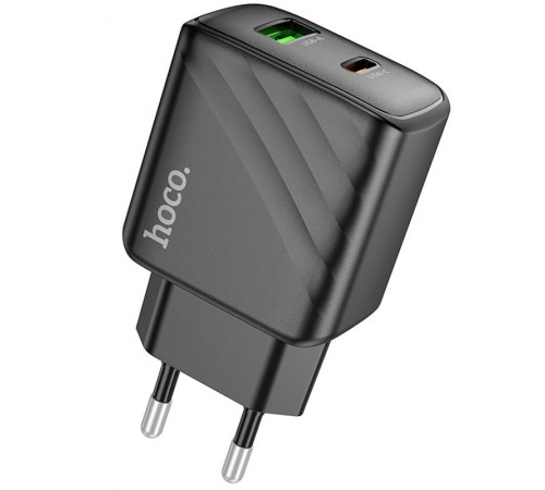МЗП Hoco CS23A Sunlight PD30W+QC3.0 (1USB-A/1C) Black
