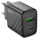 МЗП Hoco CS23A Sunlight PD30W+QC3.0 (1USB-A/1C) Black