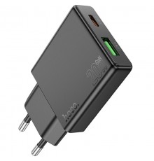 МЗП Hoco N38 Delgado PD20W+QC3.0 (1USB-A/1C) Black