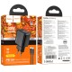 МЗП Hoco CS23A Sunlight PD30W+QC3.0 (1USB-A/1C) + кабель Type-C to Type-C Black
