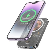 Портативний ЗП Power Bank Hoco Q14 Ice Crystal PD20W з БЗП 5000 mAh Black